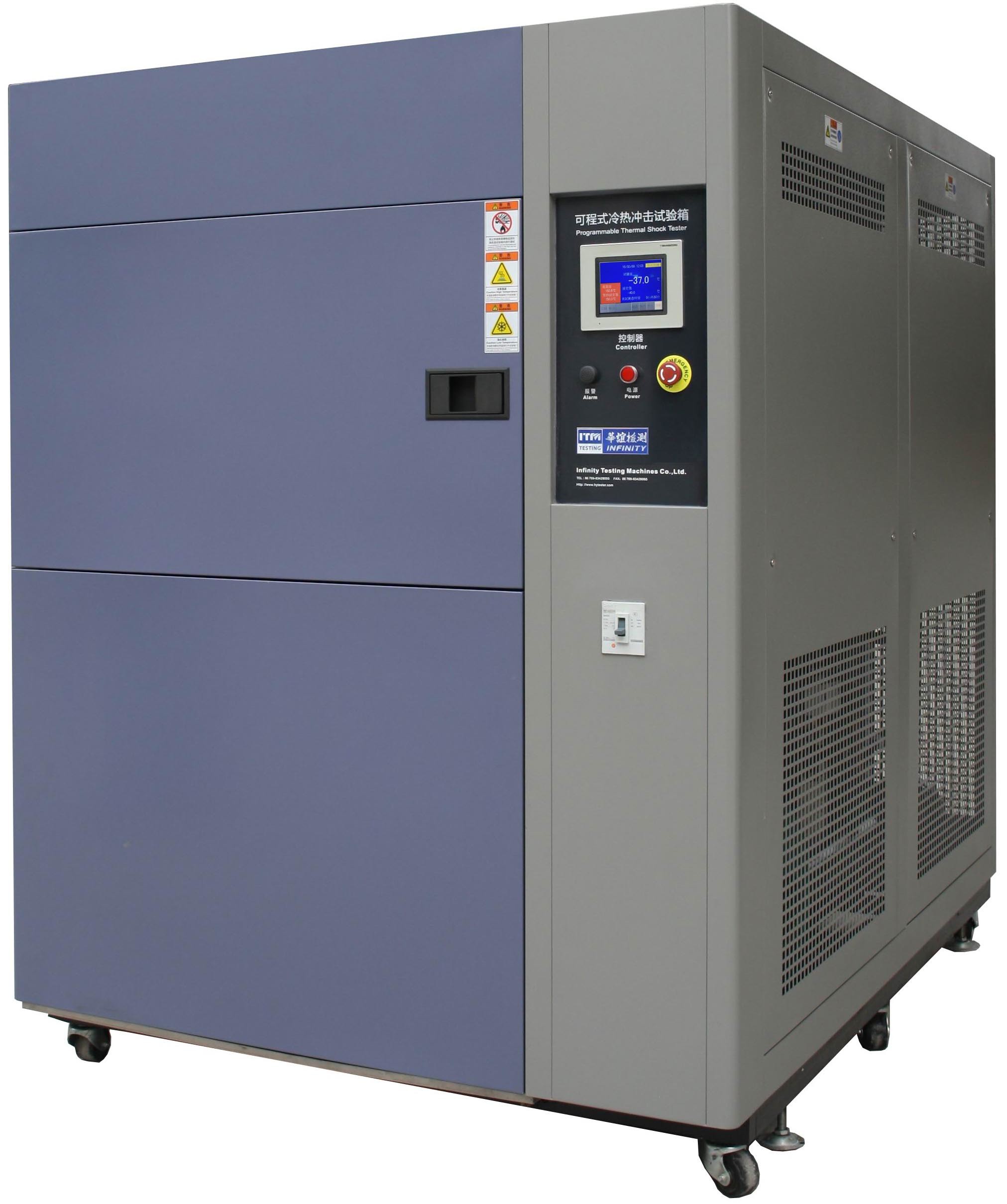 프로그램 가능한 환경 열 충격 시험 챔버 50L ~ 600L 캐스케드 냉각 시스템