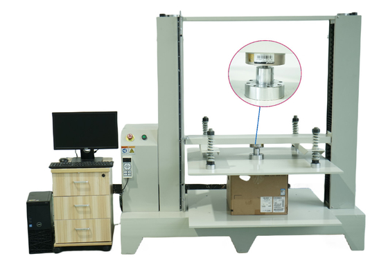 C5460-2T 20KN ASTM D642 산업용 압축 부하 테스트 기계 포장 상자 압축 테스트