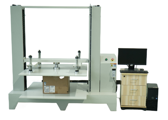 C5460-2T 20KN ASTM D642 산업용 압축 부하 테스트 기계 포장 상자 압축 테스트