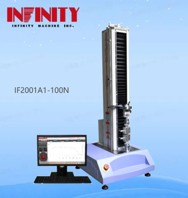 100N 힘 값 용량 직물 안부 결합 테스트 기계 0.001mm 이동 해상도
