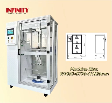 2 슬롯 테스트 스테이션과 AC 220V 3A 소스를 가진 귀 전화 와이어 와이어 당기는 검사기