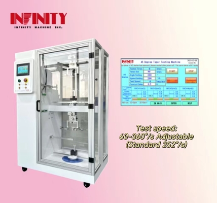 Stable Performance Dual Station Wire 45°Cone Pull Test Machine for Earphone Wire