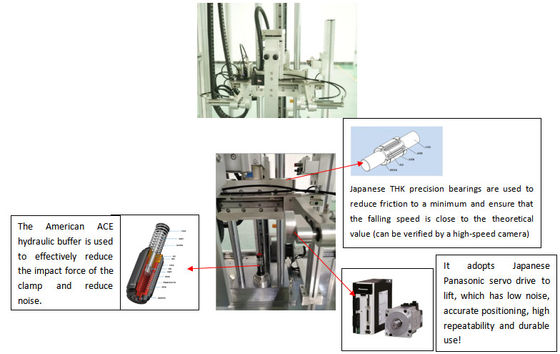 IEC 60068-2-31/32 방향 낙하 시험기 - 모바일 기기 스마트폰 태블릿 노트북