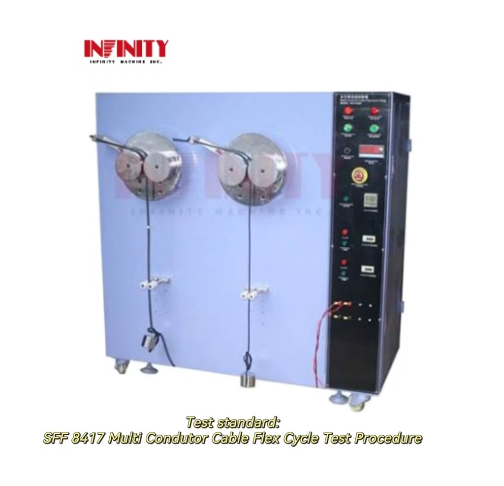 테스트 속도 10~60rpm 귀신 케이블 굽기 테스트 케이블 굽기 사이클 테스트